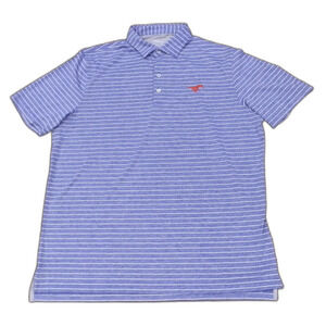 Johnnie-O SMU Mustang Blue Newton Polo UPF 50 Men's Size XL